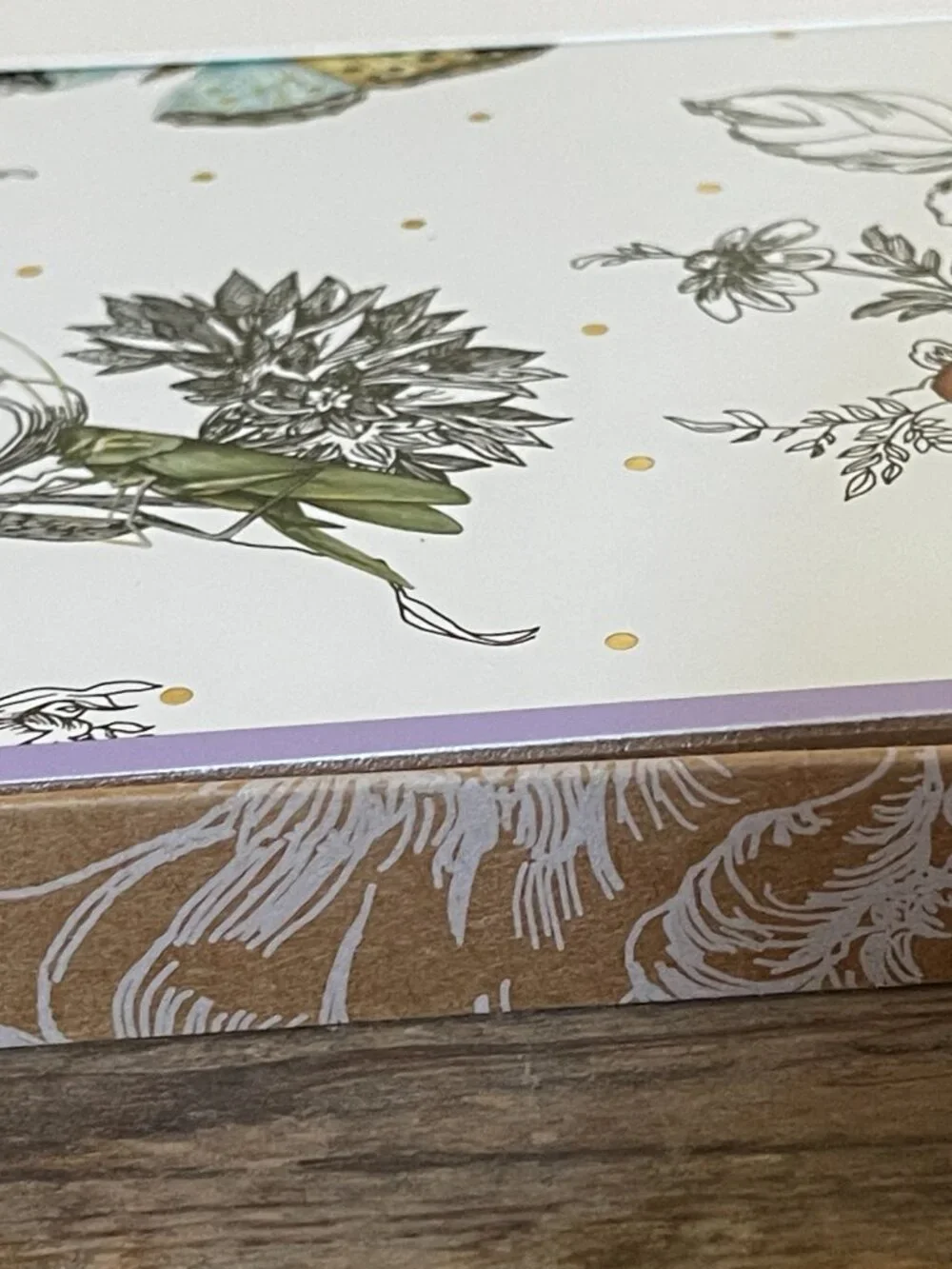 MacKenzie-Childs Butterfly Toile Placemat Set in White, Green, Yellow, Purple